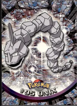 Onix #95 2000 Topps Pokemon Series 2 Blue Logo - Image 1