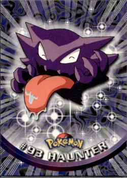 Haunter #93 2000 Topps Pokemon Series 2 Blue Logo - Image 1