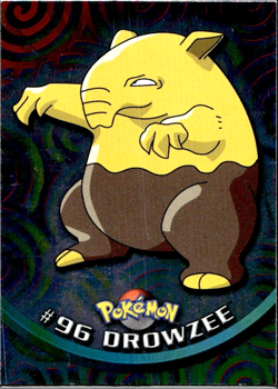 Drowzee #96 2000 Topps Series 2 Foil Blue Logo Pokemon - Image 1
