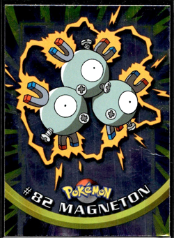 Magneton #82 2000 Topps Series 2 Foil Blue Logo Pokemon - Image 1