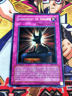 Judgment of Anubis dcr-105 1st Edition (NM+/LP) Secret Rare Yu-Gi-Oh! - Image 1