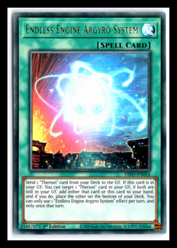 Endless Engine Argyro System - DIFO-EN054 - Ultra Rare - 1st Edition - Yugioh - Image 1