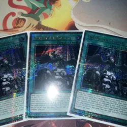 Yu-Gi-Oh Forbidden Droplet: Quarter Century Secret 1st Edition RA01-EN064 x3 - Image 3
