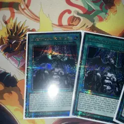 Yu-Gi-Oh Forbidden Droplet: Quarter Century Secret 1st Edition RA01-EN064 x3 - Image 4