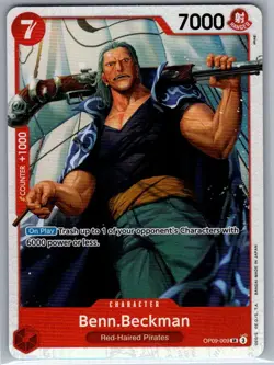 Benn.Beckman OP09-009 SR Emperors in the New World - One Piece Card - NM - Image 1
