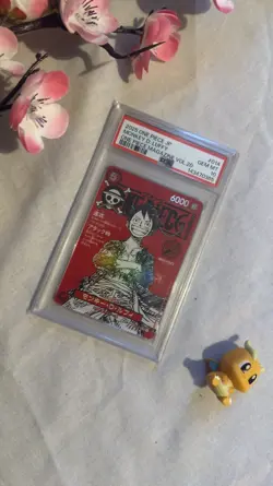 ONE PIECE Red Magazine Promo Monkey D Luffy ST21-014 PSA 10 Japanese! - Image 1