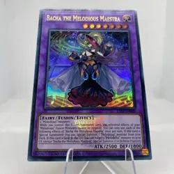Yugioh Bacha the Melodious Maestra 25LP-EN006 Ultra Rare with Stamp NM - Image 3