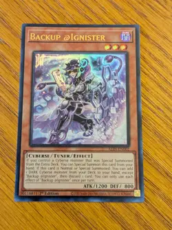 Yugioh Backup @Ignister Ultra Rare ALIN-EN002 Near Mint - Image 1