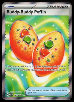 Buddy-Buddy Poffin 167/132 Ultra Rare Mega Evolution Pokemon Card - Image 1