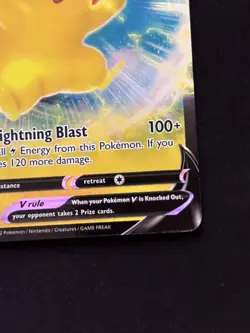 Pikachu V SWSH198 Black Star Promo Sword & Shield Pokemon Card 2022 NM - Image 5