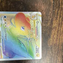 Dragonite VSTAR 081/078 – Rainbow Secret Rare – Pokemon GO – NM - Image 5