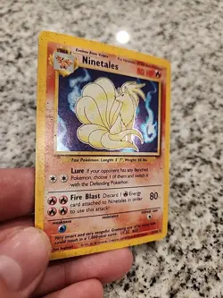 Pokemon TCG Ninetales Base Set 12/102 Holo 1999-2000 Wizards Base Set Copyright - Image 4