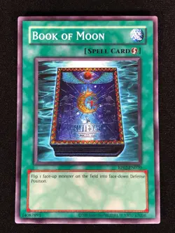 Yugioh MISPRINT! No Silver Stamp Book of Moon RP02-EN070 Common (NM) - Image 1