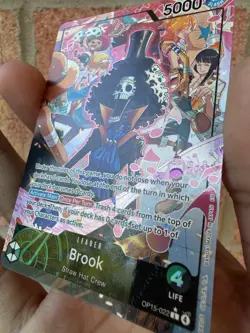 One Piece CCG Brook Leader OP15-022 Foil New - Image 3