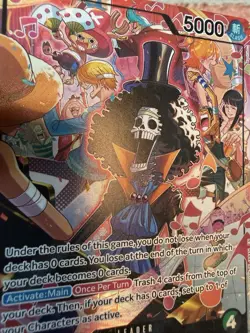 One Piece CCG Brook Leader OP15-022 Foil New - Image 4