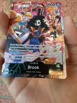 One Piece CCG Brook Leader OP15-022 Foil New - Image 5
