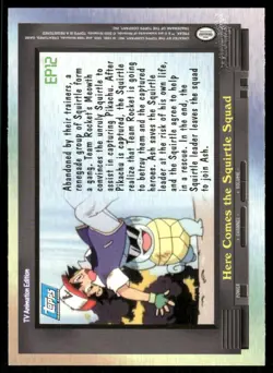 Pokemon Cards EP12 Here Comes the Squirtle Squad Topps Series 2 NM *4 - Image 2