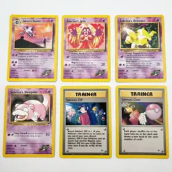 Sabrina’s Gym Heroes/Challenge 2000 WOTC Lot, Vintage Pokemon TCG Cards , HP-DMG - Image 1