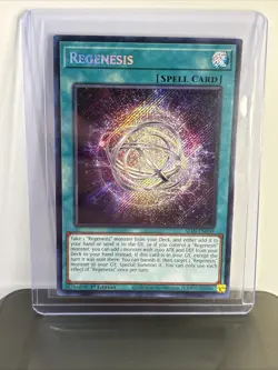 Yugioh TCG Card Regenesis - ALIN-EN059 - Secret Rare - 1st Edition NM - Image 1