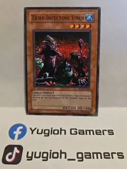 YUGIOH TRIBE INFECTING VIRUS SD4 1ST EDITION COMMON LIGHT PLAYED - Image 1