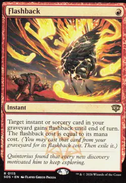 Flashback 115 Rare Secrets of Strixhaven Magic: The Gathering Near Mint - Image 1