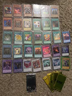 Vintage Yugioh Card LOT (42 cards) secret rare yu-gi-oh + McDonald’s pack - Image 1