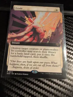 Erode (Extended Art) #310 (NM) Secrets of Strixhaven SOS Magic MTG - Image 1
