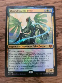 Magic: The Gathering SOS 218 Quandrix, the Proof - Mythic Foil NM - Image 1