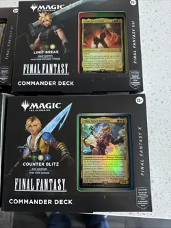 MTG Magic Final Fantasy Set of 4 Commander Decks FACTORY SEALED - Image 2