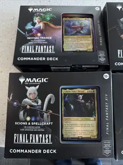MTG Magic Final Fantasy Set of 4 Commander Decks FACTORY SEALED - Image 3