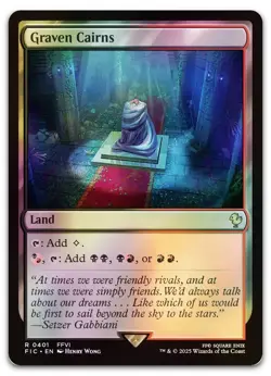Graven Cairns (Surge Foil) #401 (NM) Final Fantasy FIC Magic MTG - Image 1