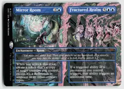 Mirror Room // Fractured Realm (Borderless) #337 (NM) Duskmourn DSK Magic MTG - Image 1