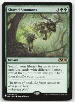 Shared Summons 193 PLST The List Reprints Magic MTG NM - Image 1