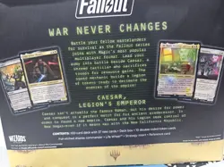 2024 MAGIC THE GATHERING FALLOUT "HAIL, CAESAR" COMMANDER DECK! SEALED* - Image 5