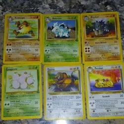 Pokemon TCG Nintendo 21 Card Lot Mewtwo Gyarados Muk Mankey Rhyhorn - Image 3