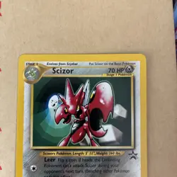 Scizor 33 Pokemon WOTC Black Star Promo - Near Mint NM (fast dispatch) - Image 3