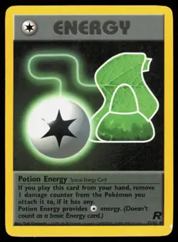 POTION ENERGY 82/82 UNCOMMON TEAM ROCKET VINTAGE POKEMON LP - Image 1