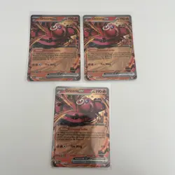 Oricorio ex 018/094 Double Rare Phantasmal Flames Pokemon NM x 3 cards - Image 1
