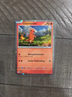 CHARMANDER 007/091 COSMOS HOLO COMMON POKEMON NM BIG SWIRL - Image 1