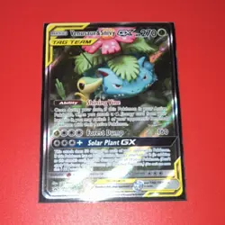 Pokemon Venusaur & Snivy GX SM229 Sm TAG TEAM Promo Holo Basic 270 HP - Image 1
