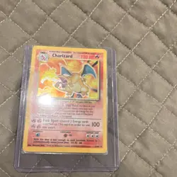 Charizard 4/102 Base Set Holo Rare 120 HP Pokemon Card Wizards of the Coast 1999 - Image 1