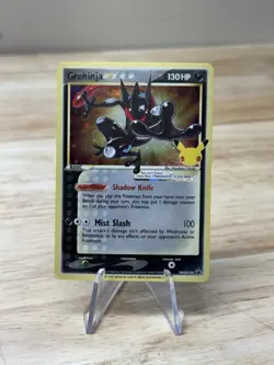 Pokemon Greninja Gold Star SWSH144 Promo NM - Image 1