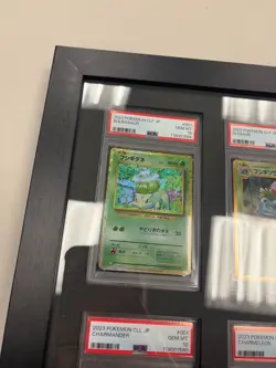 Pokemon Japanese Classic Collection SEQUENTIAL PSA 10 Kanto Starters Framed - Image 5