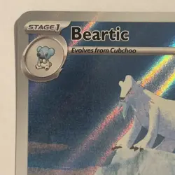 Pokemon Cards Beartic 110/086 Black Bolt Holo Illustration Rare NM - Image 2