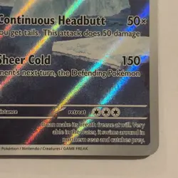 Pokemon Cards Beartic 110/086 Black Bolt Holo Illustration Rare NM - Image 4