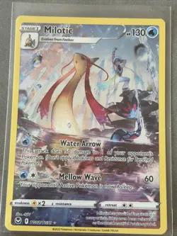 Milotic TG02/TG30 Holo Silver Tempest Trainer Gallery Pokemon Card - Image 1