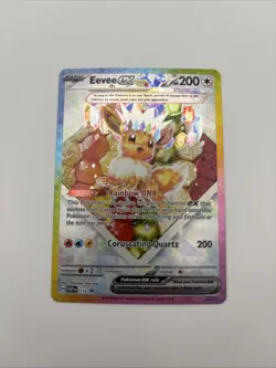 Pokemon TCG Eevee EX 174 Prismatic Evolutions Black Star Promo Card - Image 1