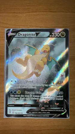 Dragonite V 192/203 - Evolving Skies Alternate Art Pokemon TCG - NM - Image 1