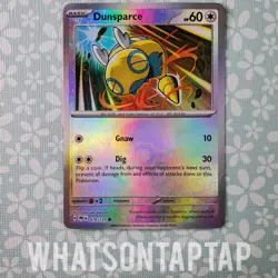 Pokemon Card Dunsparce 079/131 Poke Ball Rare Common Prismatic Evolutions LP - Image 1