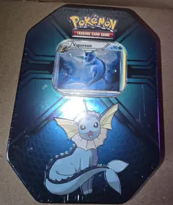 Pokemon TCG XY Triple Effect Tin Sealed Vaporeon 2017 Sealed - Image 3